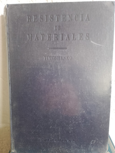 Resistencia De Materiales Timoshenko 1954 Teoría Elemental Y