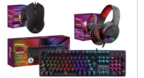 Kit Gamer Predator, Target (envió Gratis)(audíf-tecla-mouse)