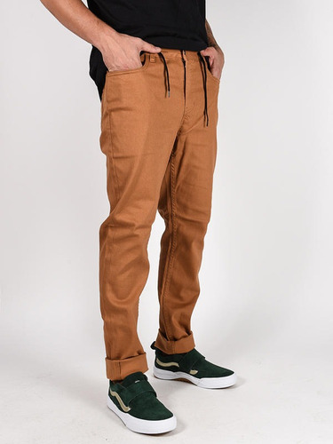 Pantalon E02 Color Twill Beige Hombre Element