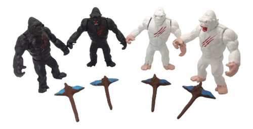 Figuras King Kong Vs Rampage 4pzs Articulables Scumlabs En