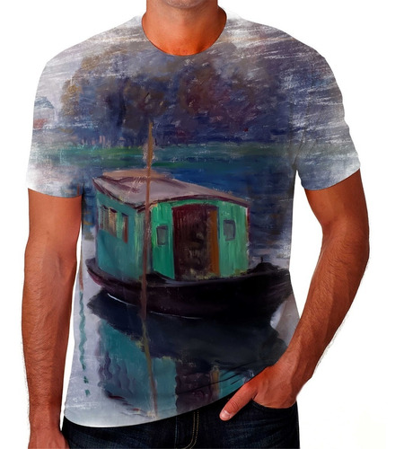 Camisa Camiseta Claude Monet Pintor E Artes Top 07
