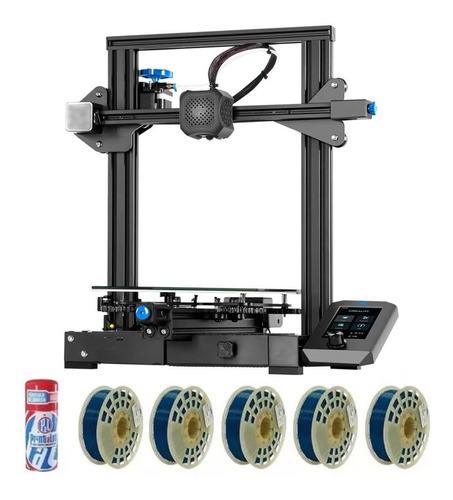 Impresora 3d Creality Ender-3 V2 + 5kg Filamento Pla + Spray