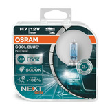 Focos H7 Osram Cool Blue Intense Next Gen 100%+luz 5000°k 