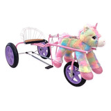 Karting Sulky A Pedal P R E M I U M Caballo Rienda Peluche