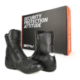 Botas Moto Stav Core Cuero Touring Protection Motoscba