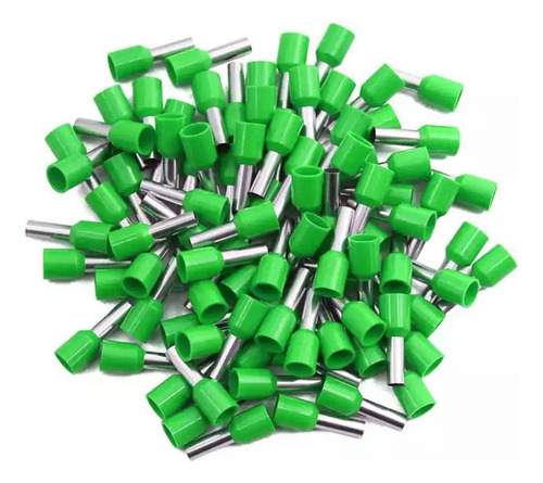 100 Piezas Terminal Tipo Ferrul Calibre 10 Ferrules P/ Cable