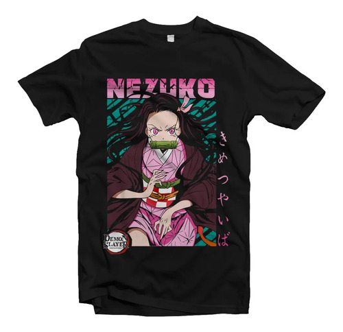 Playera Anime Kimetsu No Yaiba Demon Slayer Nezuko Kamado 5 | Meses sin interés