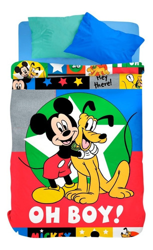 Acolchado Cuna Funcional Mickey