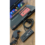 Console Sega Master System Ii  Preto E Vermelho Em Perfeito Estado