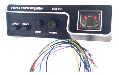 Antigo Amplificador Automotivo Bravox Spa 80