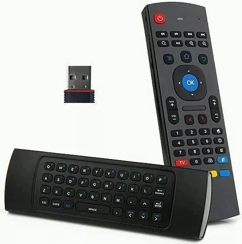 Control Airmouse Ex7 C/teclado Qwerty Androidtv Y Tvbox