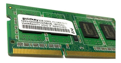 Memoria Notebook Exo Bgh Hp 2gb Goldkey Ddr3l 1600mhz Nuevo 