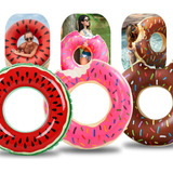Boia Donuts Gigante 120cm Rosquinha Inflavel Moda Piscina 