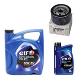 Kit Filtro + 5l Aceite Elf 10w40 Renault Duster K4m 1.6 16v