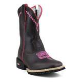 Bota Mr. West Infantil Feminina B-85 0124 Pink