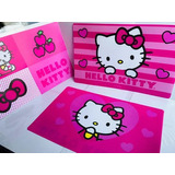 Manteles Individuales Hello Kitty 12 Pzas Original Sanrio