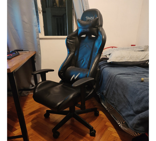 Silla Gamer Noganet Typhon Kt Negra Como Nueva!!