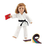 Ropa Para Muñecas Traje De Karate Para Muñeca American Girl