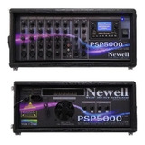 Cabeçote Amplificado Mixer 6 Canais Fx-bt-rec Newell Psp5000