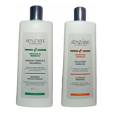 Senzare Shampoo De Argán + Tratamiento Colágeno Y Keratina 