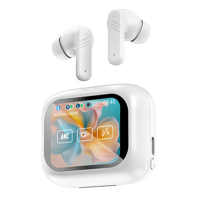Pantalla Inteligente Lcd Intraural Bluetooth De Audifonos Awesome Boutiques LX-10 Color Blanco | MercadoLibre