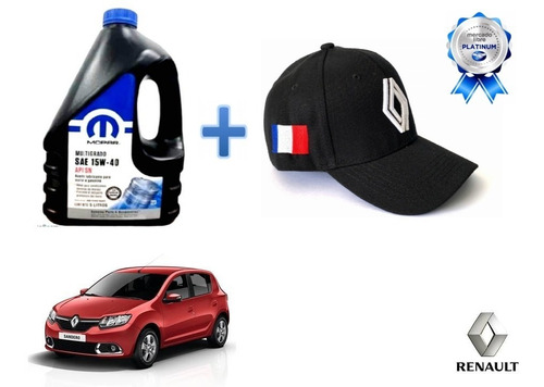 Garrafa Aceite Mopar + Gorra Renault Sandero 2014 A 2022