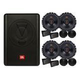 2 Kit Jbl 2 Vias 62v2a + Caixa Slim Sw8ams Sub 200w + 2x100w