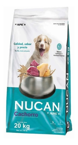 Nucan Alimento Para Perro Cachorro, 1 Pieza De 20kilos