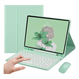 Funda C/teclado Pboyiqis Para iPad Mini 6g 2021 8.3in Verde