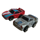 Par De Carritos De Fricción Tipo Micro Machines