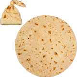 Manta Para Recién Nacido Con Diseño De Tortilla Y Tapa De To