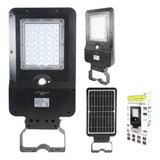 Lampara Luminario Solar Fijo Suburbano 25w 7000k 3000l