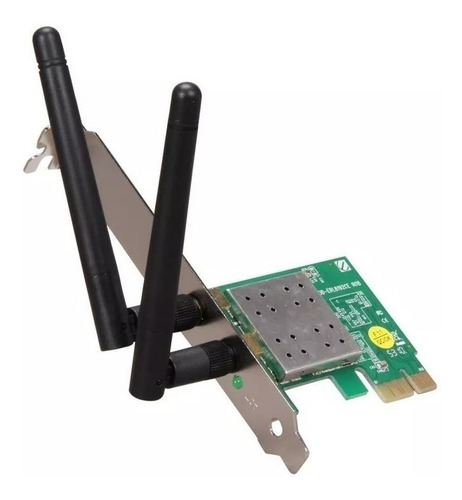 Placa De Red Wifi Pci-e 1x Express Encore 300mb C/ 2 Antenas