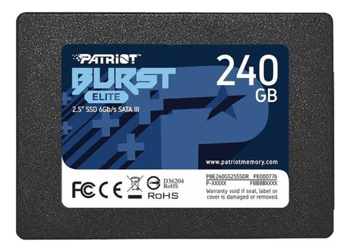 Disco Solido Ssd Interno Patriot Burst 240gb Sata