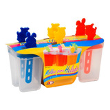 Moldes Para Helado Palitos X6 Plastico Freezer - Colombraro