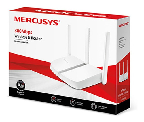  Router Inalambrico Wifi Mercusys Mw305r 300mbps 3 Antenas