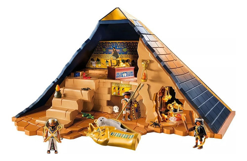 Playmobil 5386 History Piramide Del Faraon Usado