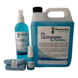 Kit Limpiador De Pantallas Y Lentes Permaclim 4 Litros 530ml