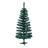 Árvore Natal 1,20cm C/120 Galhos Cheio Pinheiro Verde Luxo Cor Verde-escuro