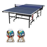 Mesa De Ping Pong Almar Family Con Accesorios | Combo N°1