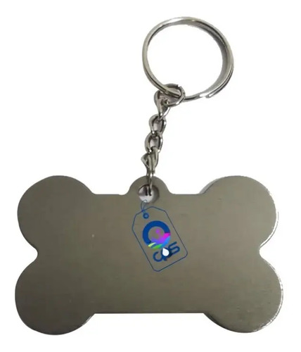Llavero De Acero Inoxidable Doble Cara Para Sublimar 25 Pzs