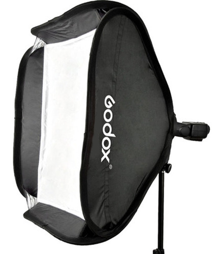 Godox Softbox Caja Suavizadora 80x80 Con Base Para Speedlite