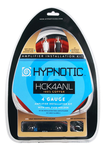 Kit De Instalacion Calibre 4 Hypnotic Hck4anl 100% Cobre Wow