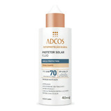 Protetor Solar Fluid Fps 70 Tonalizante Vitamina C Adcos