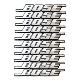 Emblema Bose Metal Paquete De 10 Piezas Bocina Auto Estereo