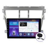 Estéreo 6+128g Qled Para Toyota Yaris 2008-2015 4g Carplay