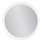 Espejo Decorativo Redondo Blanco 60x60 Cm