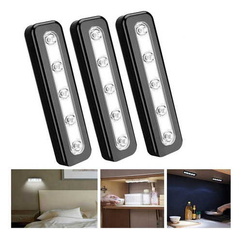 Luz De Gabinete Inalámbrico Led Cocina Dormitorio Cajón Luz