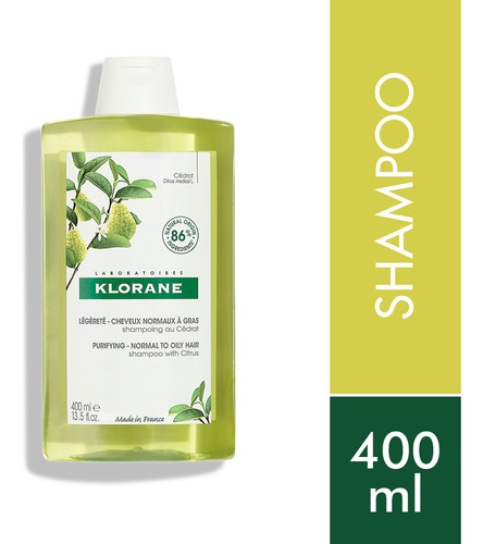 Klorane Shampoo Cedrat Cabello Brilloso X 400ml