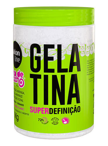 Gelatina #todecacho Salon Line Super Definição 1kg Cacheados